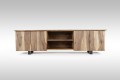 TV BOARD, WALNUSSHOLZ, LOWBOARD