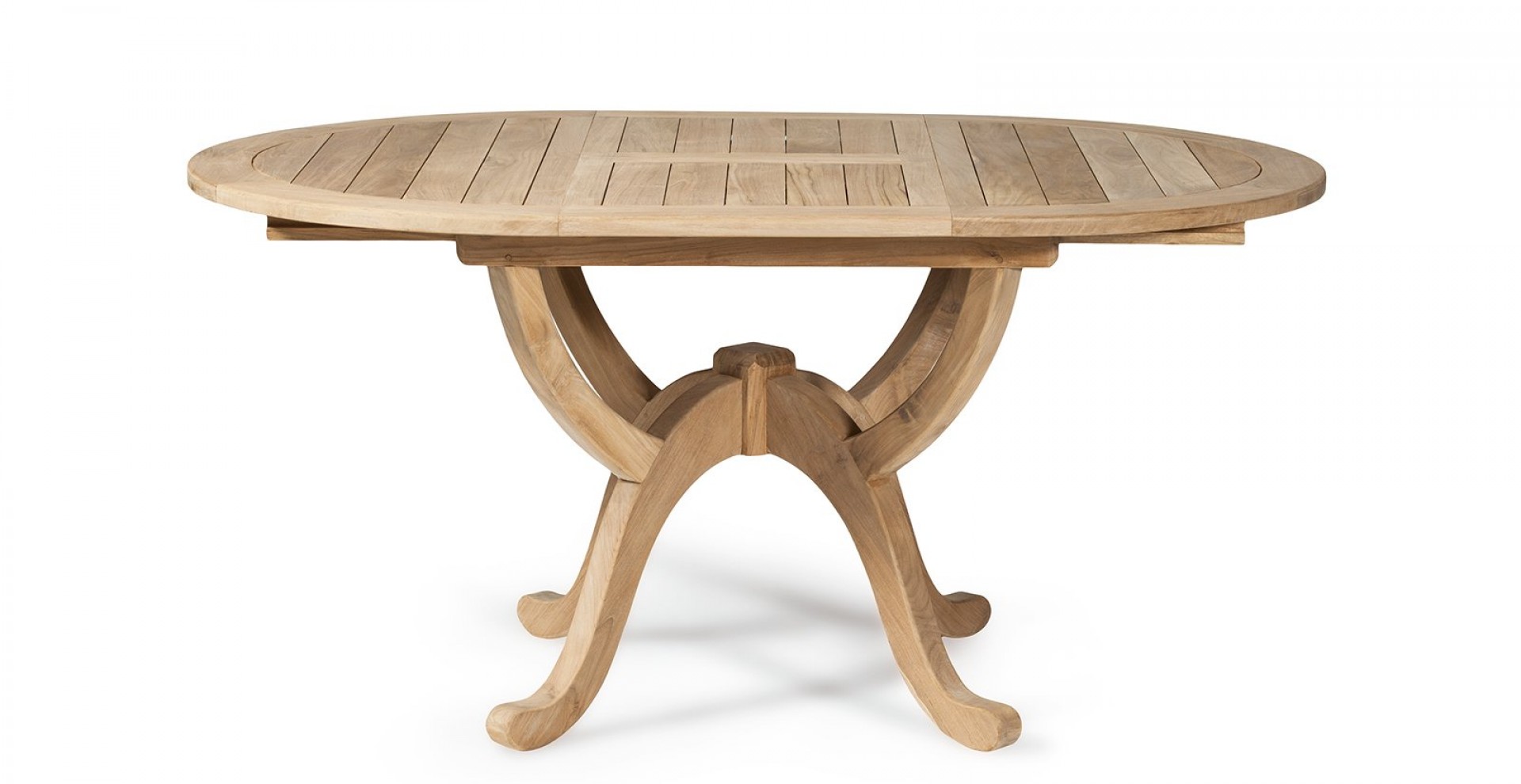 Gartentisch Astor Oval OD Ausziehbar AUS TEAKHOLZ