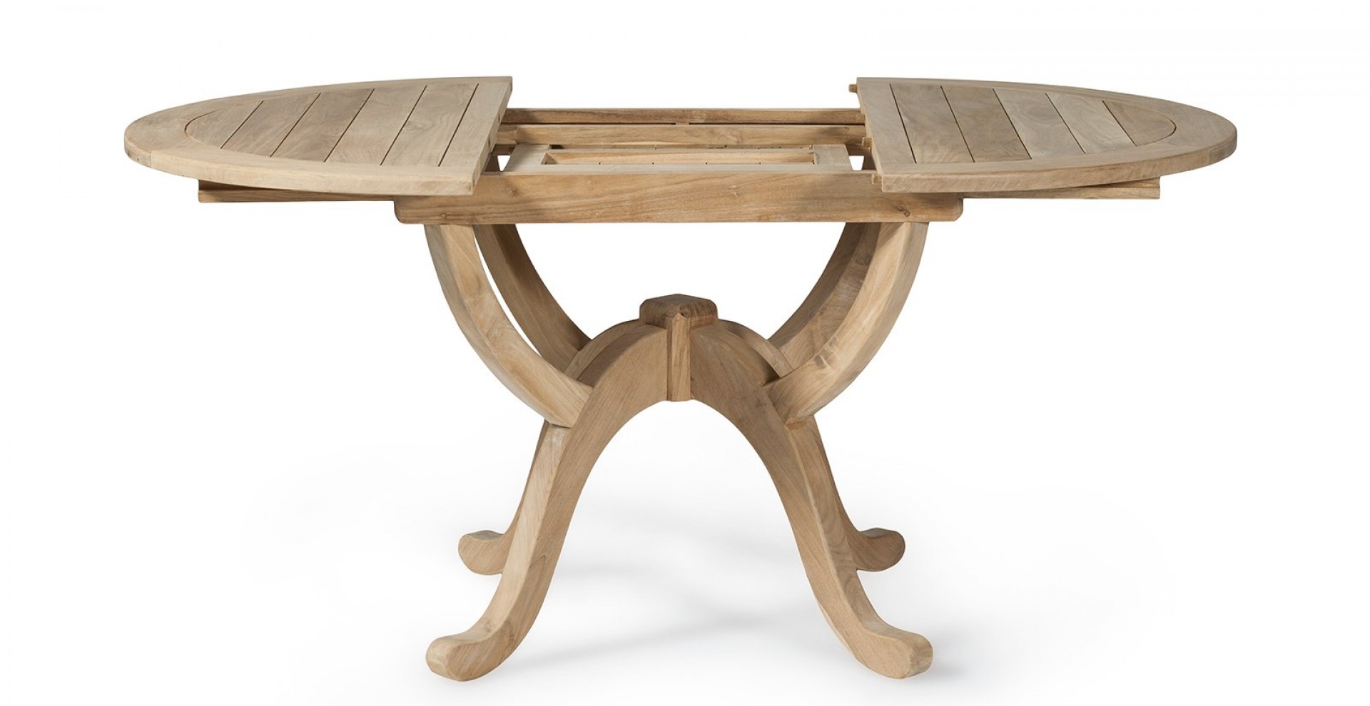 Gartentisch Astor Oval OD Ausziehbar AUS TEAKHOLZ