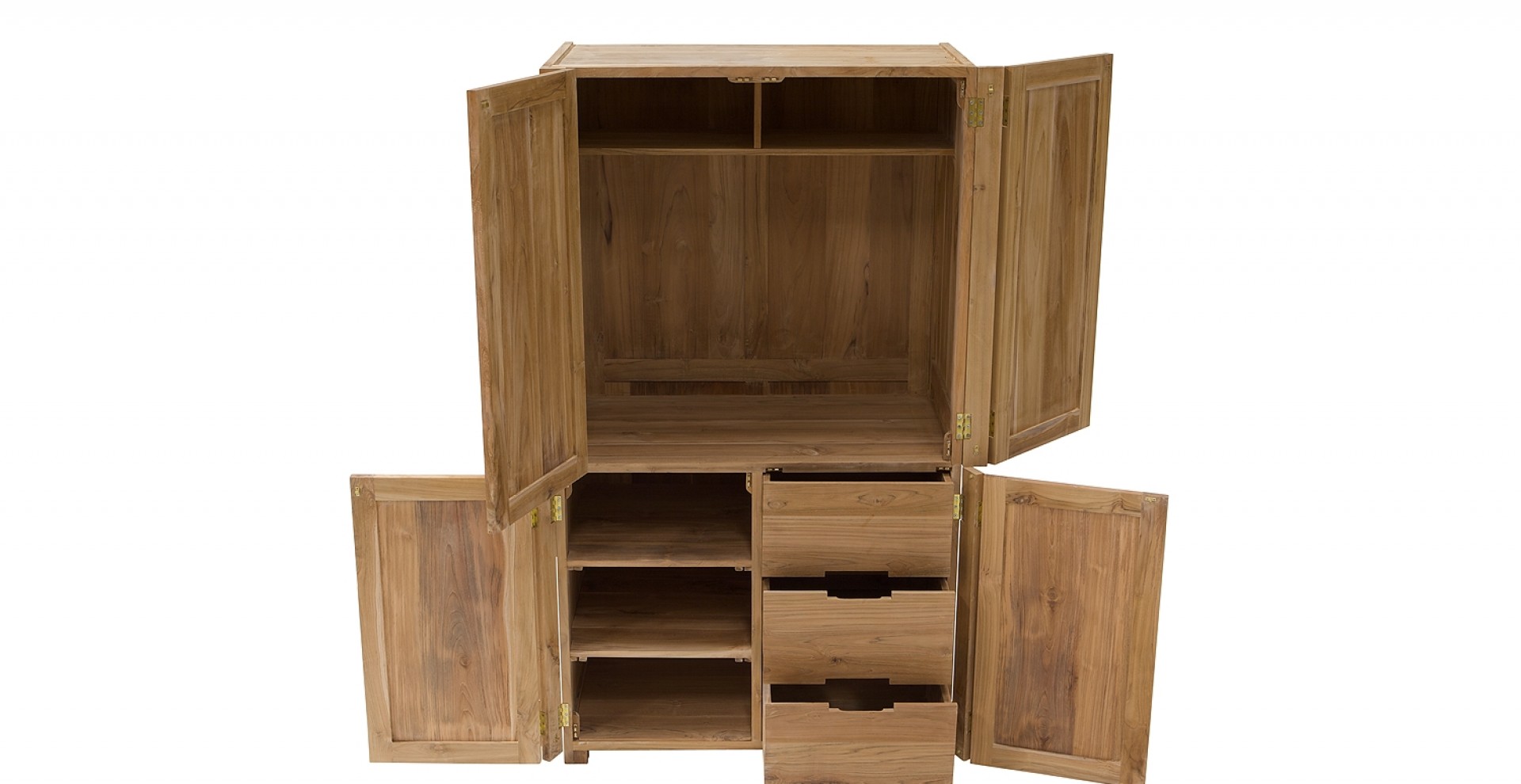 TV Schrank aus Teak Vollholz