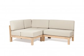 Lounge - Garten Ecksofa Lemak AUS TEAKHOLZ