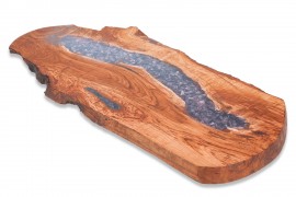 Tischplatte Kastanien-Epoxidharz-II