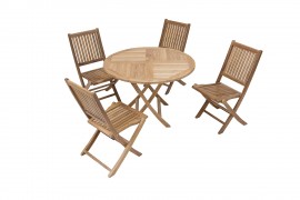 GARTEN Balkon-Set Easy 1 AUS TEAKHOLZ