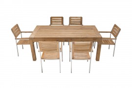 Garten Set Cobra OD-2 AUS TEAKHOLZ UND EDELSTAHL