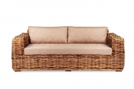 Sofa Indoor/Outdoor Naturrattan Kubu