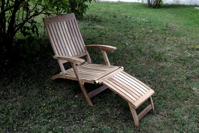 Deckchair teakholz