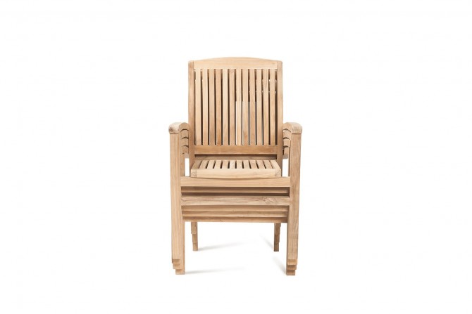 Gartenstuhl stapelbar teak