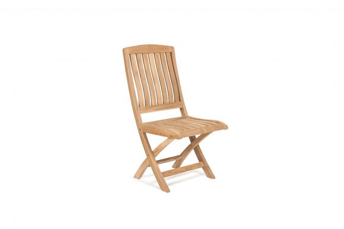 Klappstuhl como, ohne arm, gartenmöbel, teakmöbel