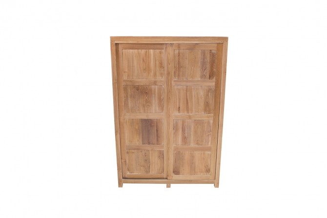 Kleiderschrank Teak Massiv