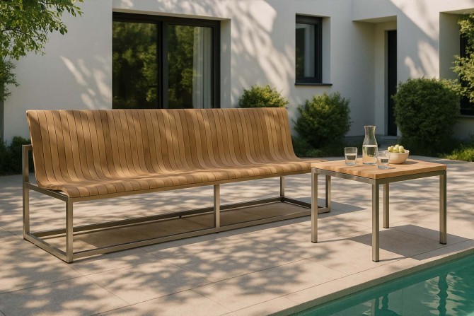 Gartenbank Teak