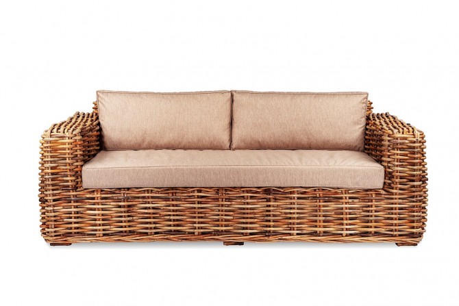 Sofa Indoor Outdoor Naturrattan Kubu
