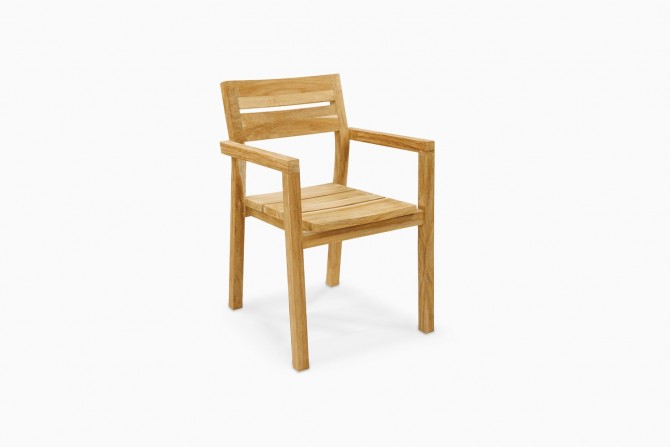 Gartenstuhl, teakmöbel, gartenstuhl, aus teakholz, für terasse